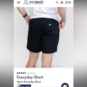 Men’s Rhoback Everyday Shorts Black
